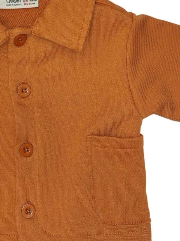 Erkek Bebek Pamuklu Örme Ceket