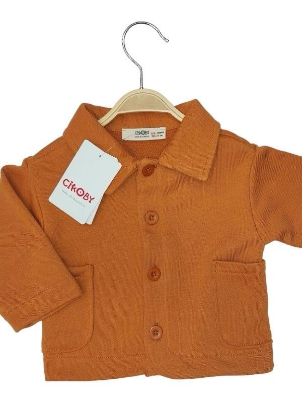 Erkek Bebek Pamuklu Örme Ceket