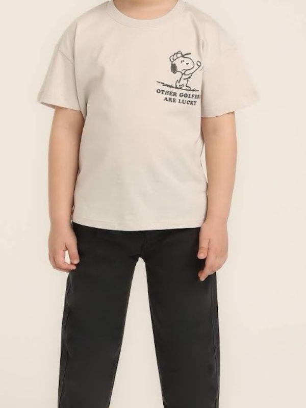 Erkek Bebek Pamuklu Snoopy Baskılı Tshirt