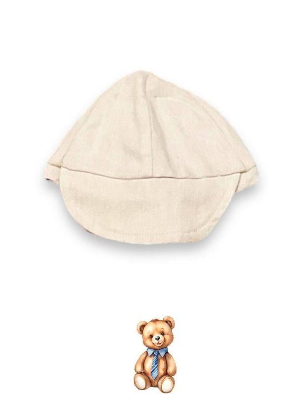 Erkek Bebek Papyon Şapka Gömlek Pantolonlu Pamuklu Şık Takım