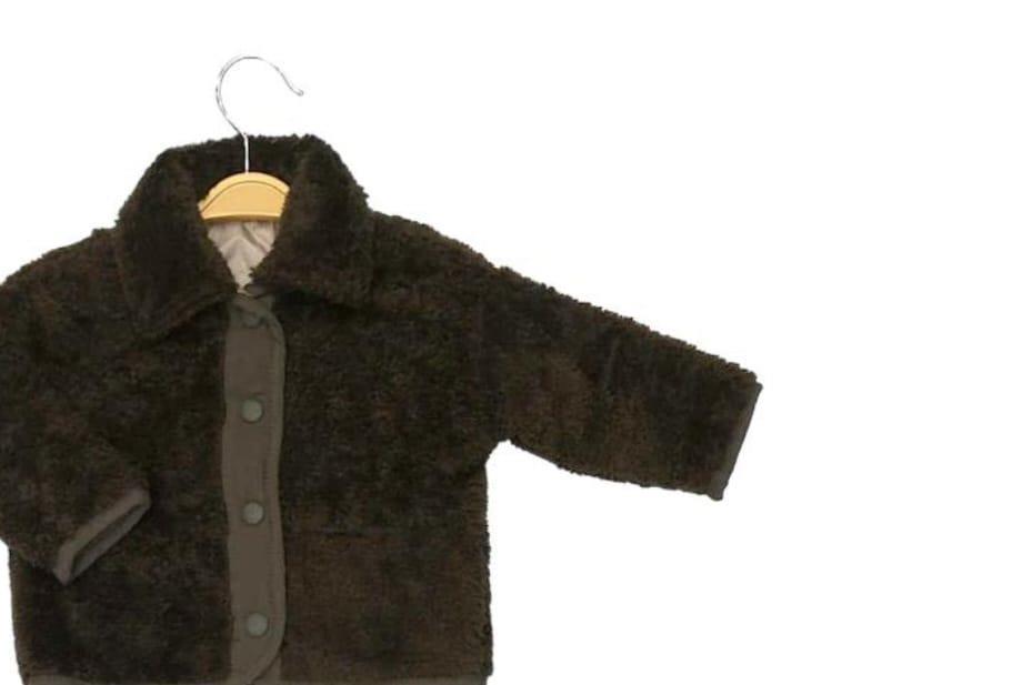 Erkek Bebek Peluş Mont