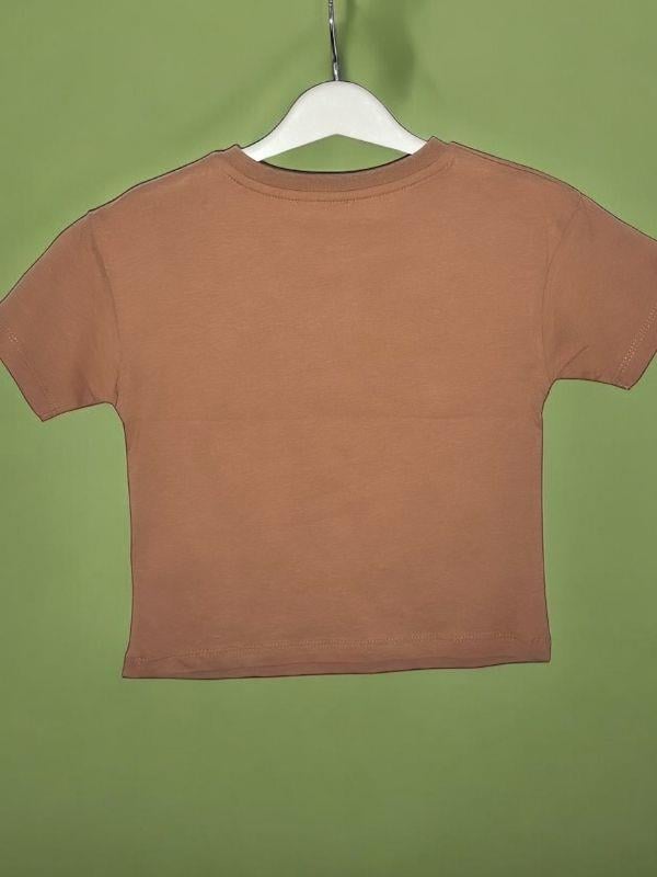 Erkek Bebek School Yazılı Pamuklu T-shirt