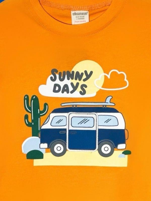 Erkek Bebek Sunny Days Baskılı T-shirt