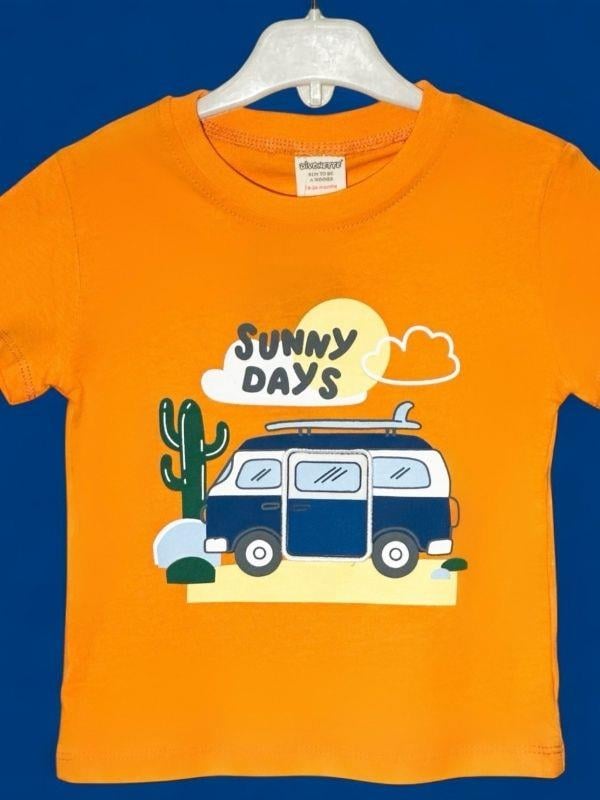 Erkek Bebek Sunny Days Baskılı T-shirt