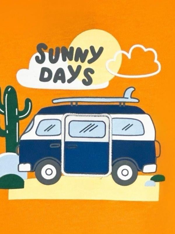 Erkek Bebek Sunny Days Baskılı T-shirt