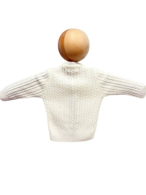 Erkek Bebek Triko Düğmeli Hırka