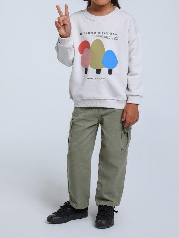 Erkek Bebek Yan Cepli Kargo Pantolon