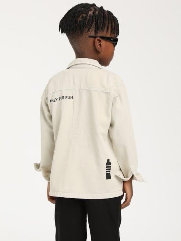 Erkek Bebek Yumuşak Dokulu Tek Cepli Ceket