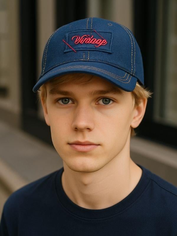 Erkek Çocuk 9-15 Yaş Arası Denim Şapka