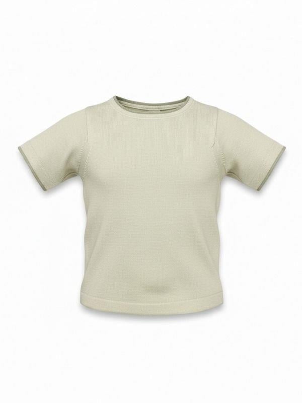 Erkek Çocuk Basic Yarım Kollu Triko T-shirt