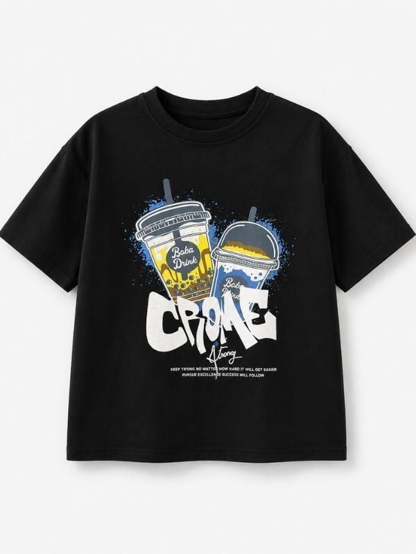 Erkek Çocuk Baskılı T-shirt