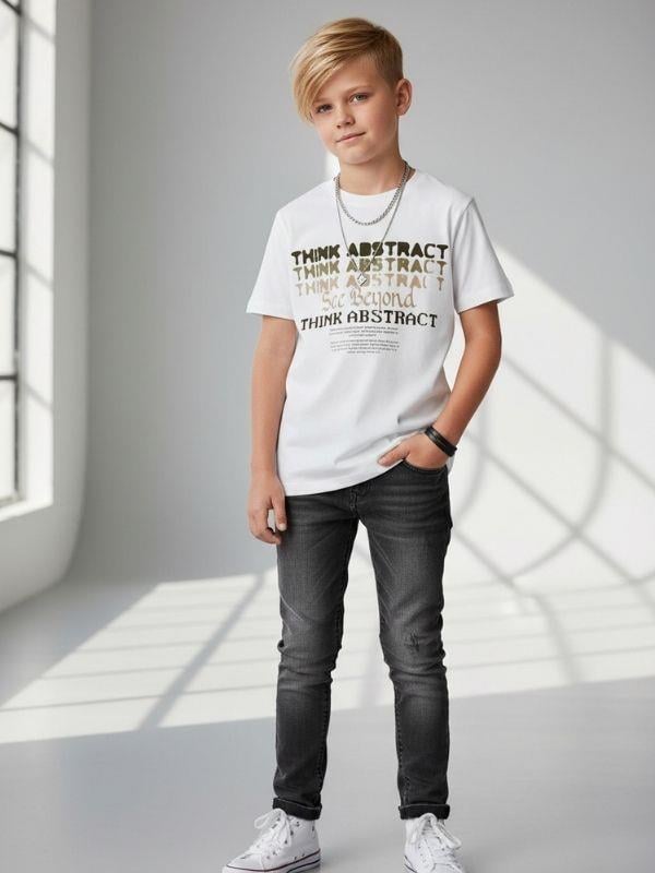 Erkek Çocuk Baskılı Tasarım T-shirt