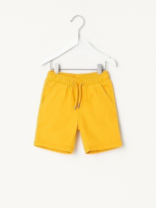 Erkek Çocuk Beli Lastikli Cepli Şort