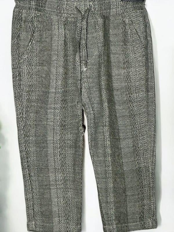 Erkek Çocuk Beli Lastikli Desenli Yumuşak Dokulu Pantolon