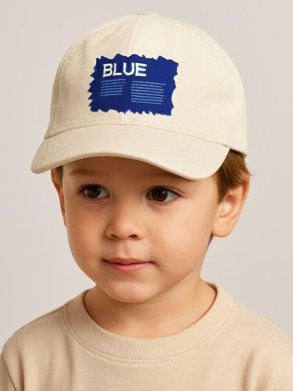 Erkek Çocuk Blue Yazılı 4-8 Yaş Arası Cap Şapka