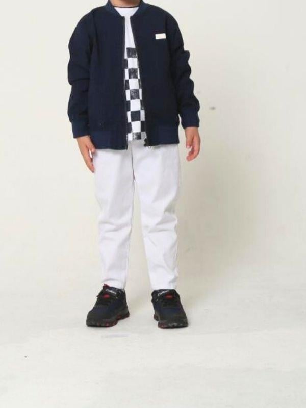 Erkek Çocuk Ceket T-shirt Pantolonlu Takım