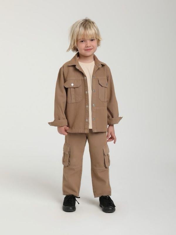 Erkek Çocuk Cepli Gömlek Ceket