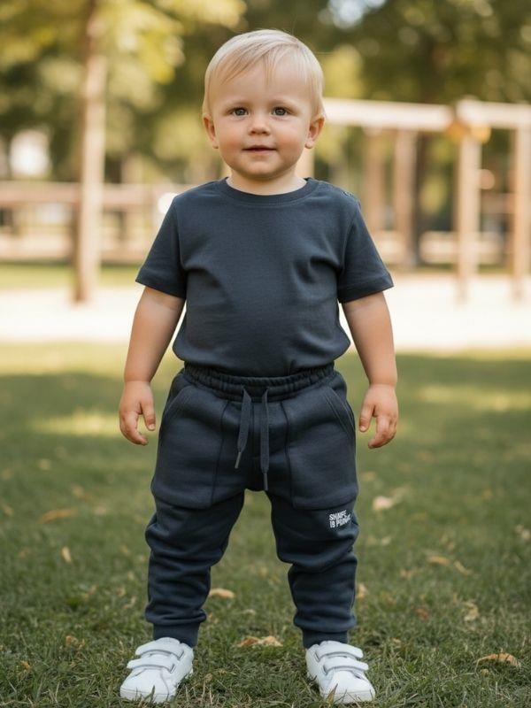 Erkek Çocuk Cepli Jogger Eşofman Alt