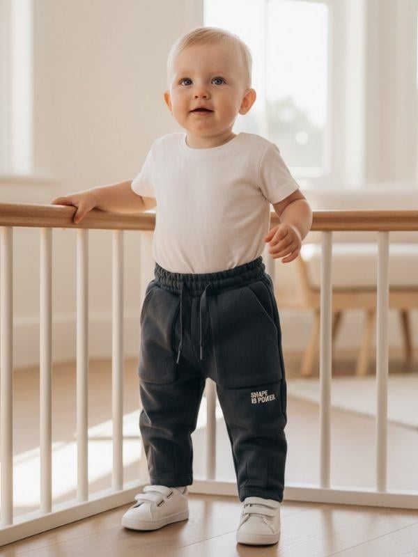 Erkek Çocuk Cepli Jogger Eşofman Alt