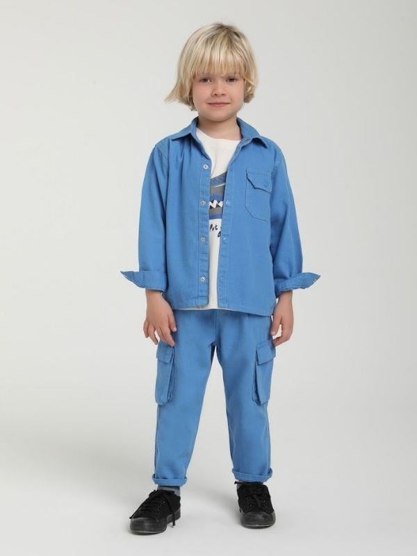 Erkek Çocuk Cepli Kapüşonlu Ceket