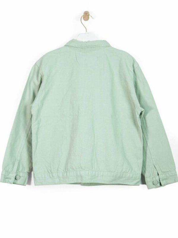 Erkek Çocuk Cepli Su Yeşil Ceket