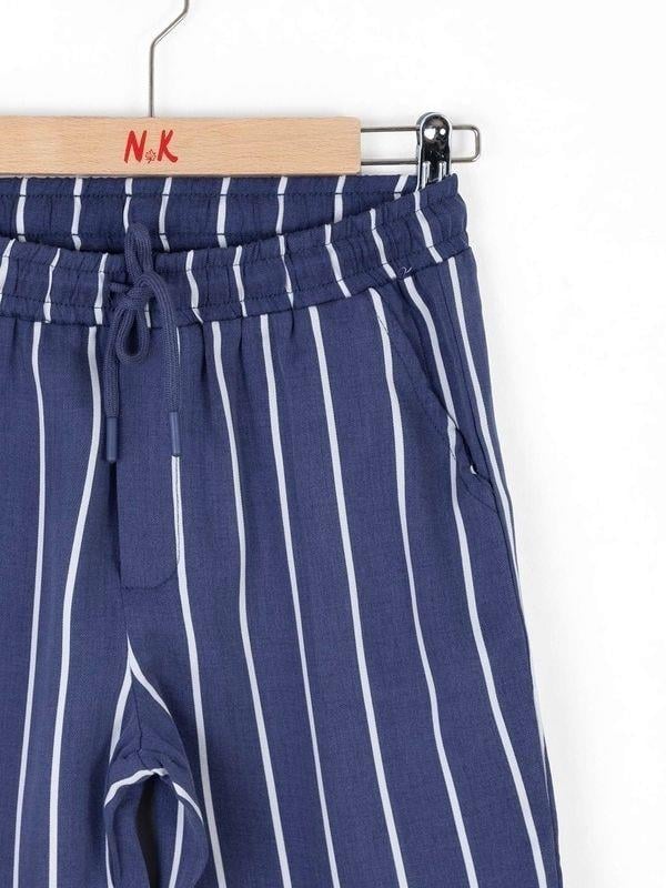 Erkek Çocuk Çizgili Pamuklu Şort