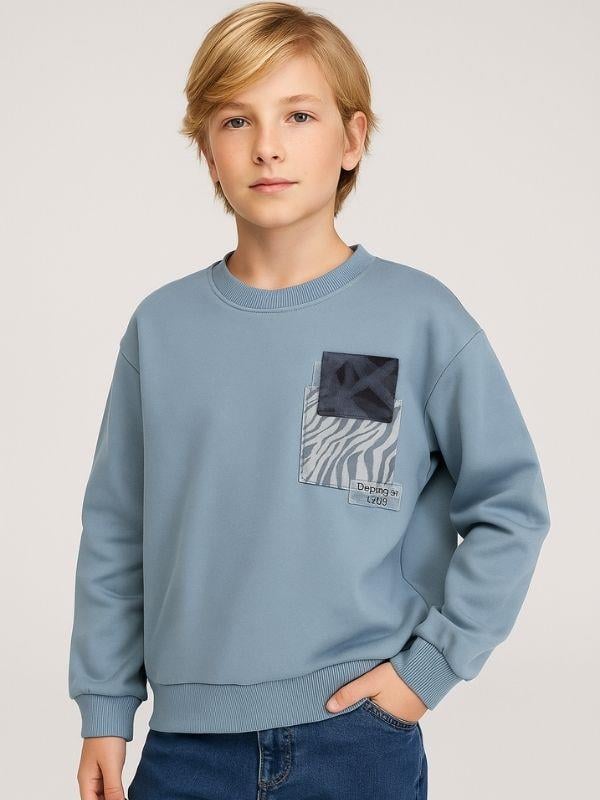 Erkek Çocuk Desenli Sweatshirt