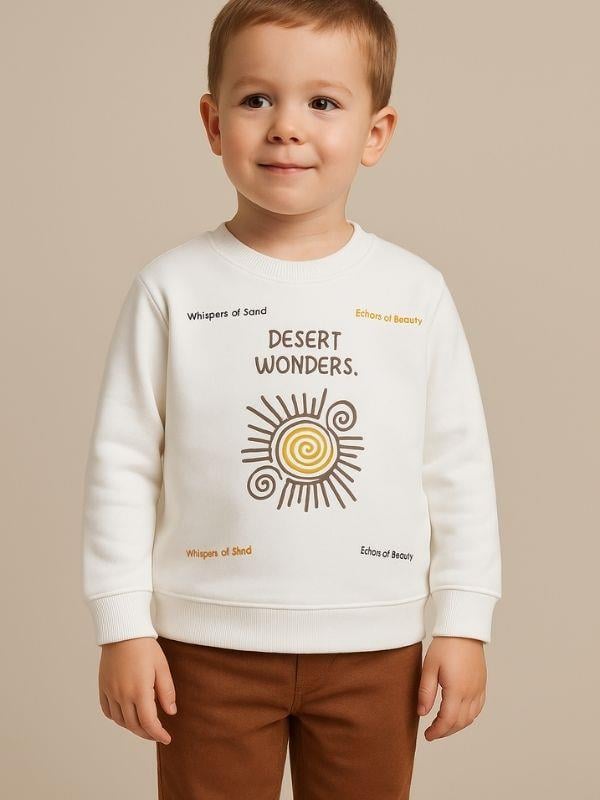 Erkek Çocuk Desert Wonders Baskılı Sweatshirt