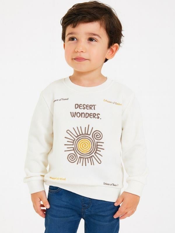 Erkek Çocuk Desert Wonders Baskılı Sweatshirt