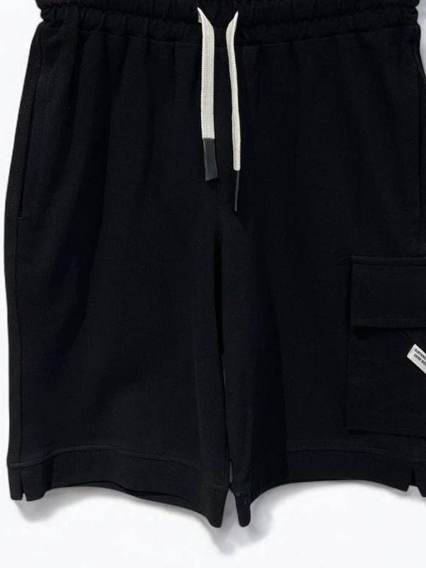 Erkek Çocuk Dokulu Kumaş Pamuklu Şort