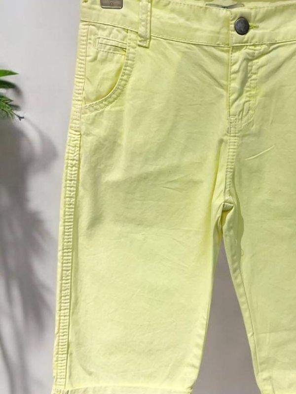 Erkek Çocuk Dokuma Kapri Şort