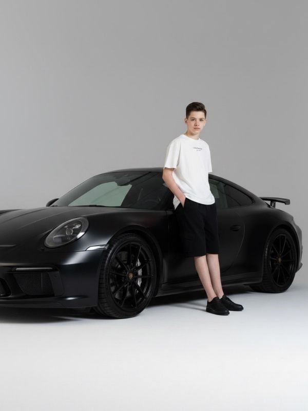Erkek Çocuk Dream Garage Baskılı Tasarım Oversize T-Shirt