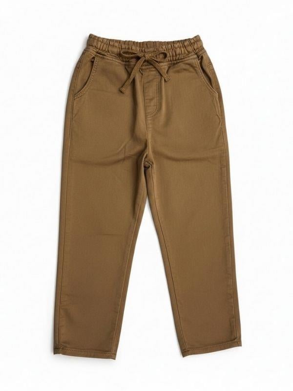 Erkek Çocuk Esnek Kumaş Beli Lastikli Pantolon