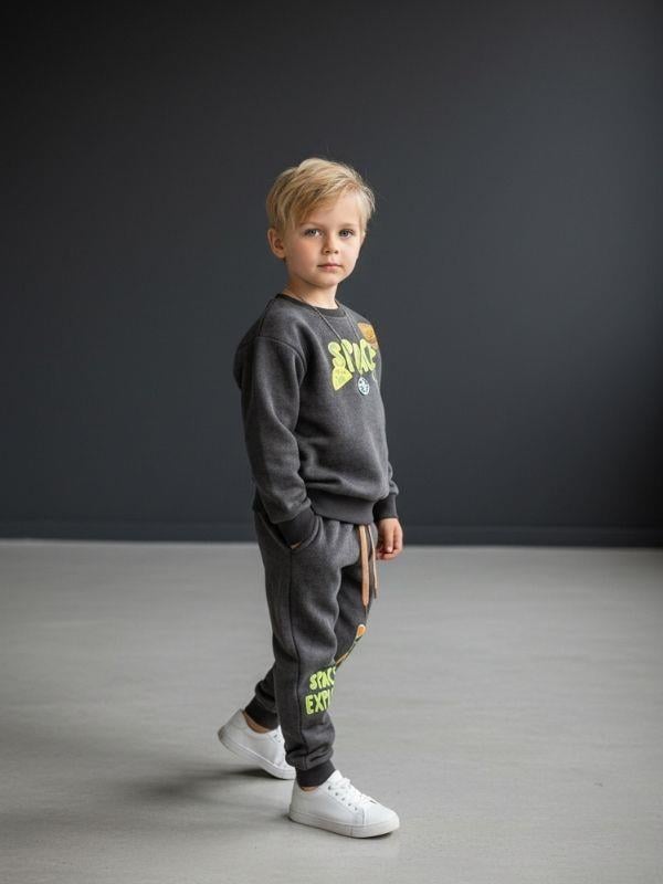 Erkek Çocuk Gezegen Baskılı Eşofman Takım