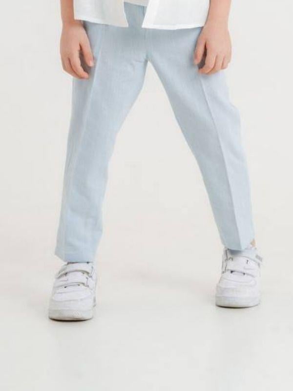 Erkek Çocuk Hakim Yaka Gömlek Pantolon 2li Spor Şık Takım