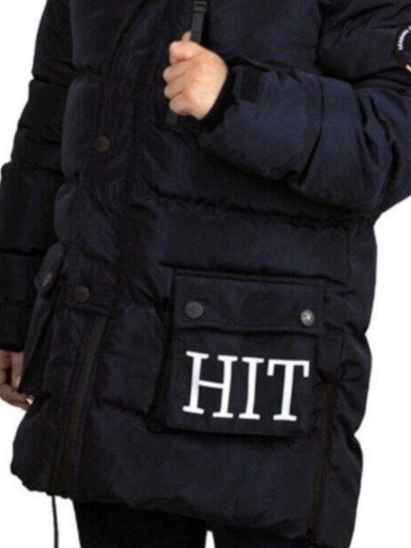 Erkek Çocuk İç Cepli Tüylü Kapüşonlu Çift Cepli Mont