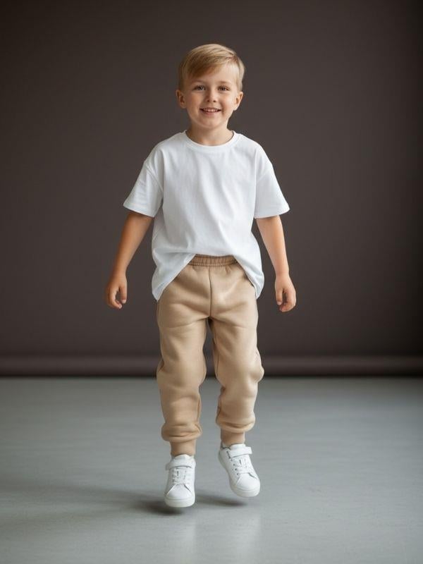 Erkek Çocuk İçi Şardonlu Kalın Eşofman Alt