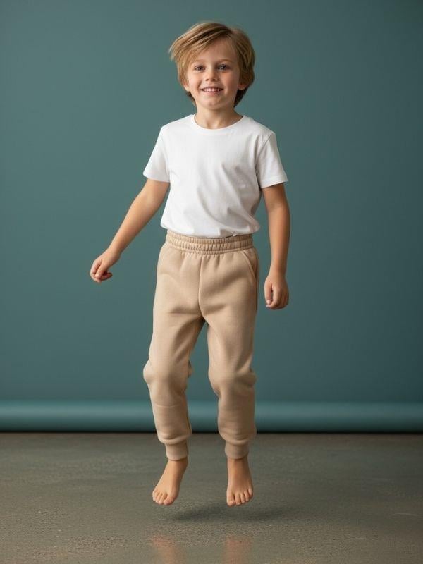 Erkek Çocuk İçi Şardonlu Kalın Eşofman Alt