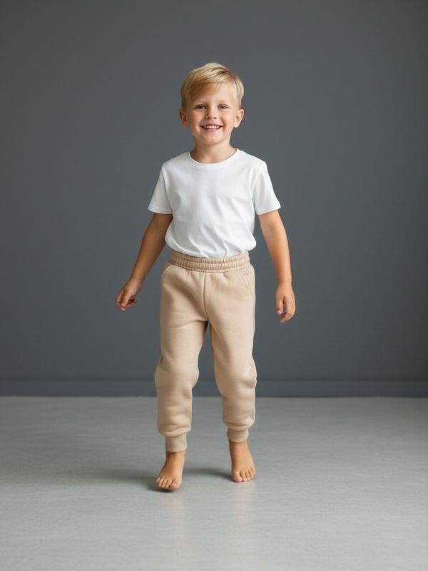 Erkek Çocuk İçi Şardonlu Kalın Eşofman Alt