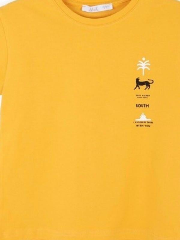 Erkek Çocuk Kaplan Baskılı Tshirt