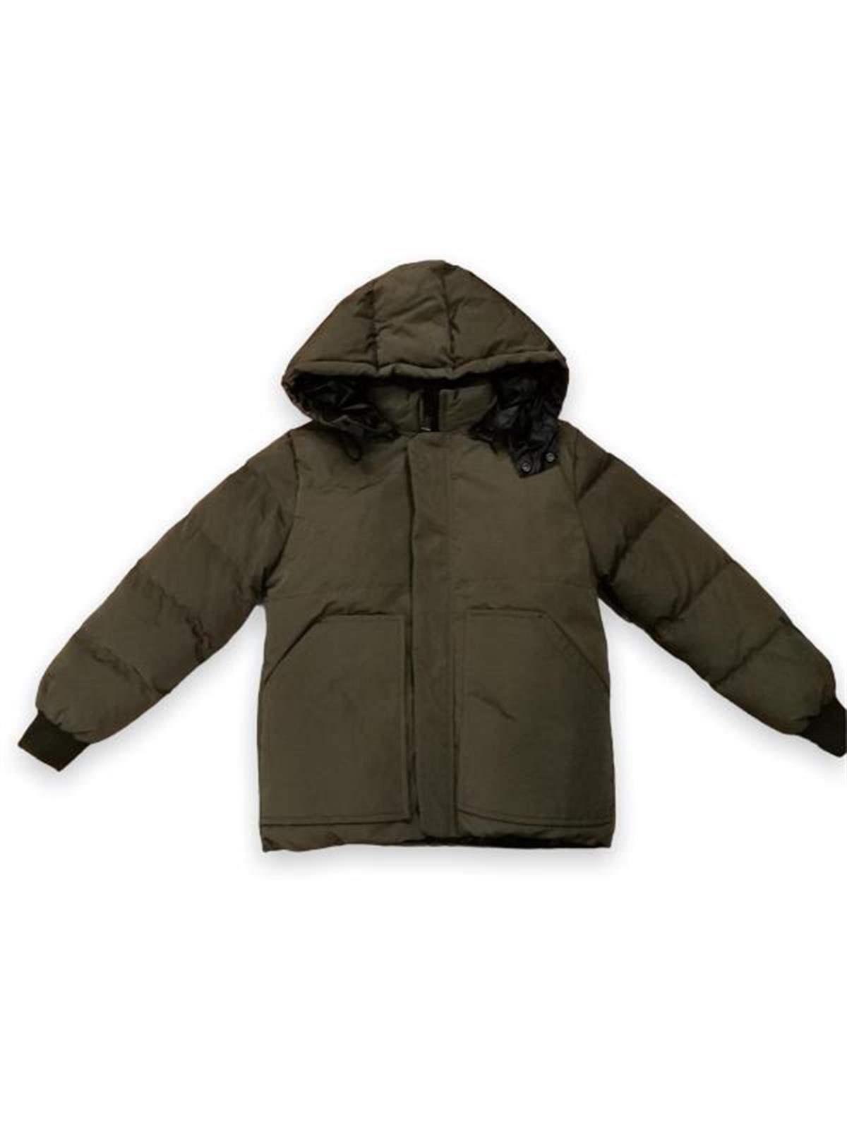 Erkek Çocuk Kapüşonlu fermuarlı Kaban