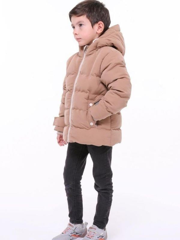 Erkek Çocuk Kapüşonlu Kalın Kaban
