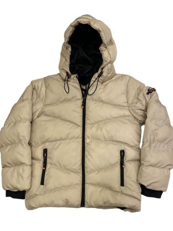 Erkek Çocuk Kapüşonlu Şişme Mont