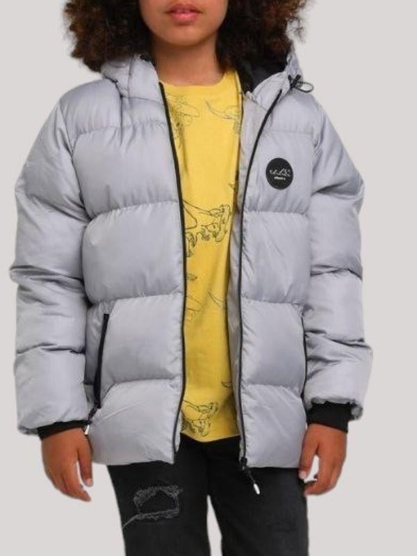 Erkek Çocuk Kapüşonlu Şişme Stoperli  Rüzgara Soğuğa Dayanıklı Mont