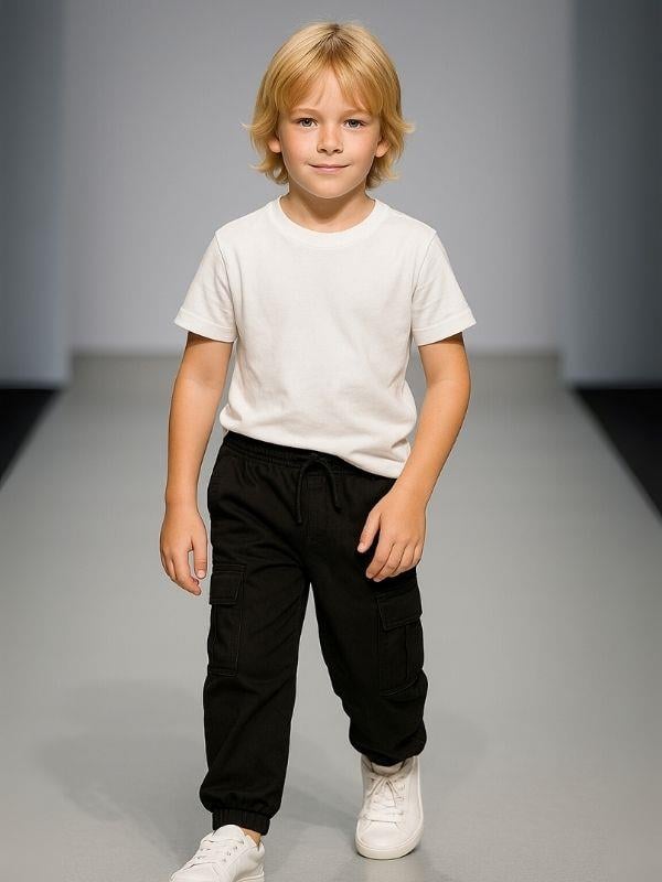 Erkek Çocuk Körük Cepli Pantolon