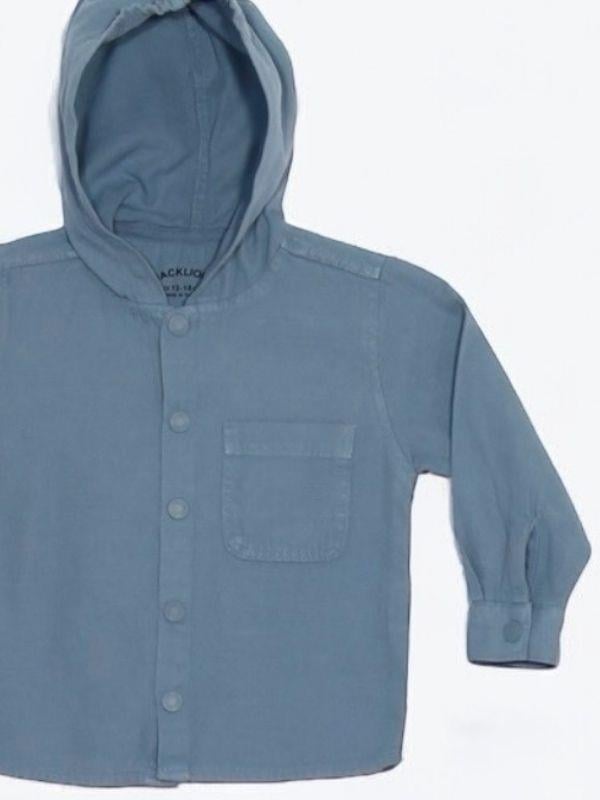 Erkek Çocuk Mevsimlik Kapüşonlu Keten Ceket