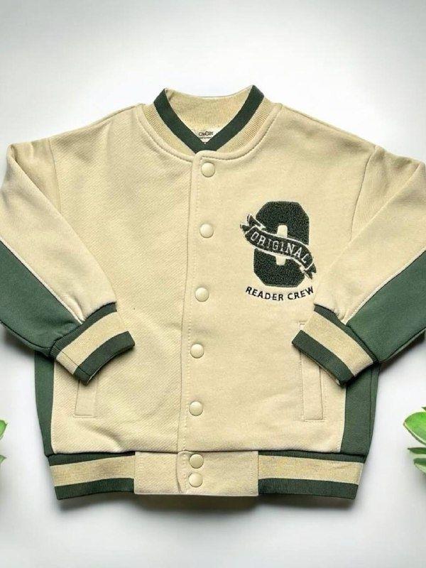 Erkek Çocuk Nakışlı Kolej Hırka