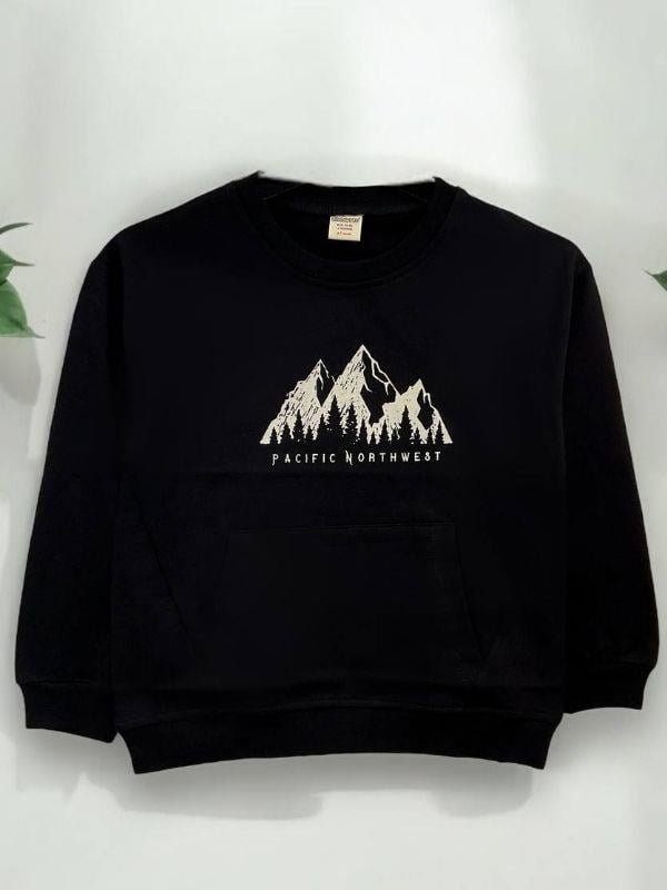 Erkek Çocuk Northwest Baskılı İnce Sweat
