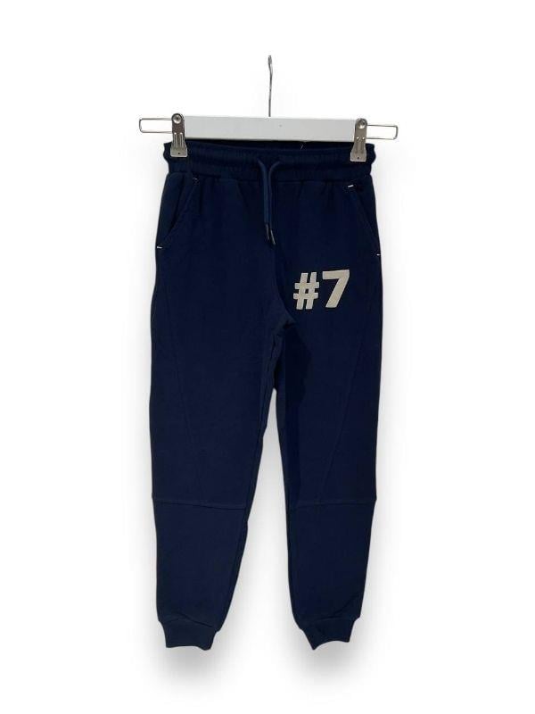 Erkek Çocuk Pamuklu #7 Baskılı Eşofman Alt