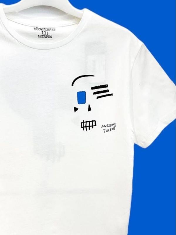 Erkek Çocuk Pamuklu Baskılı Tshirt